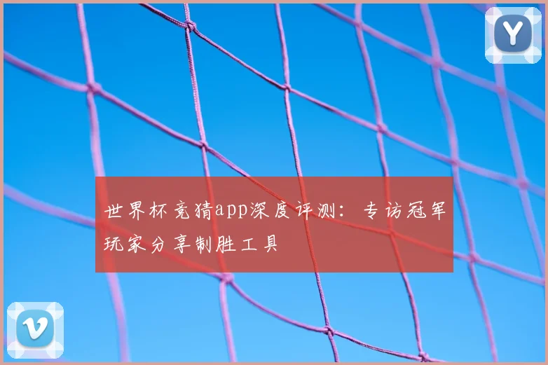 世界杯竞猜app深度评测:专访冠军玩家分享制胜工具